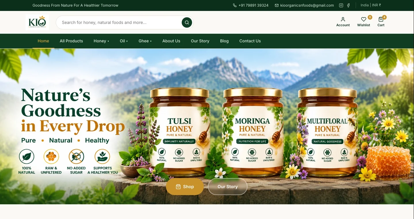 KIO Organics & Foods case study