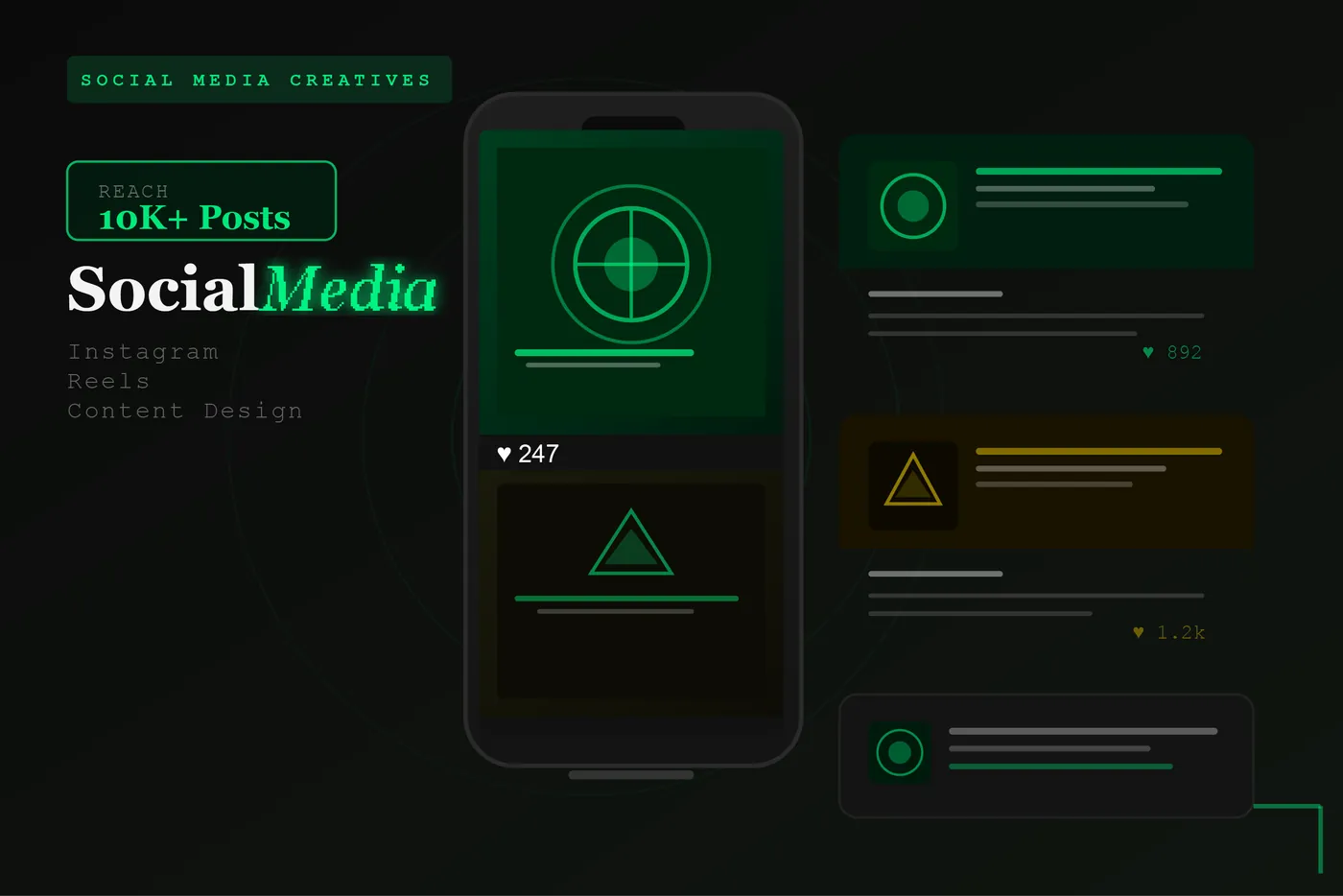Social media creatives by Satish Kumar