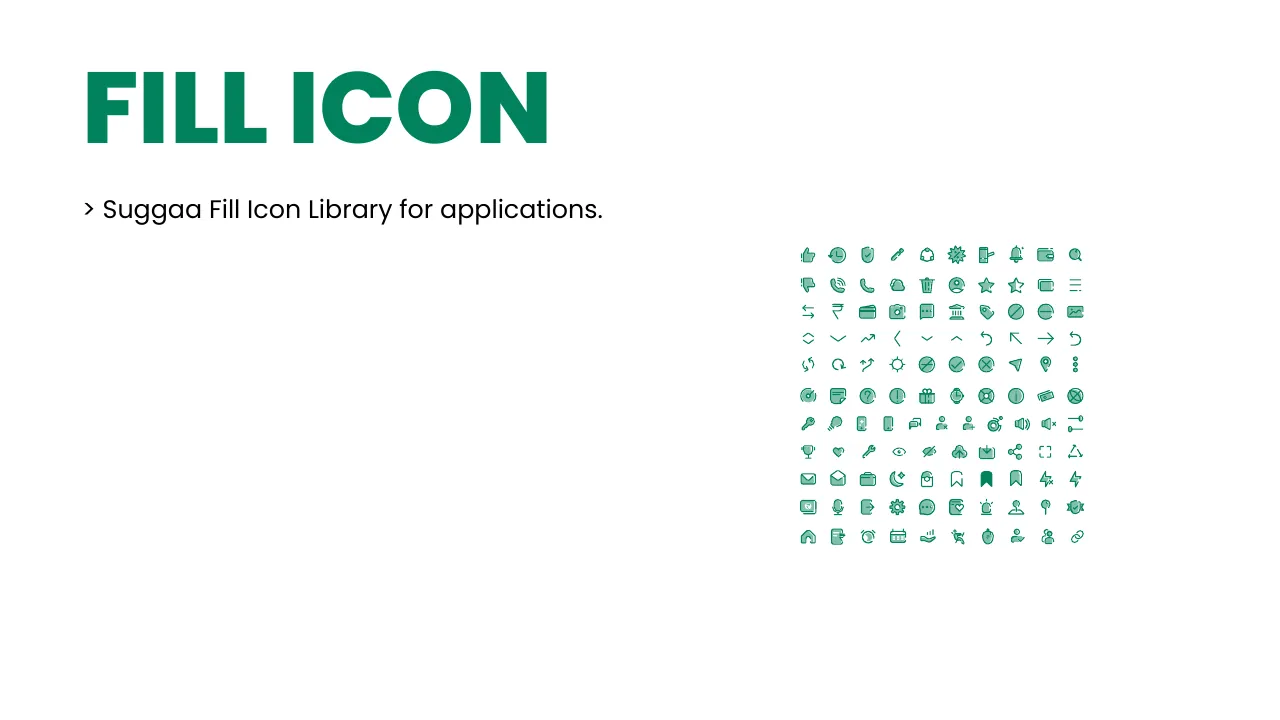 Fill icons