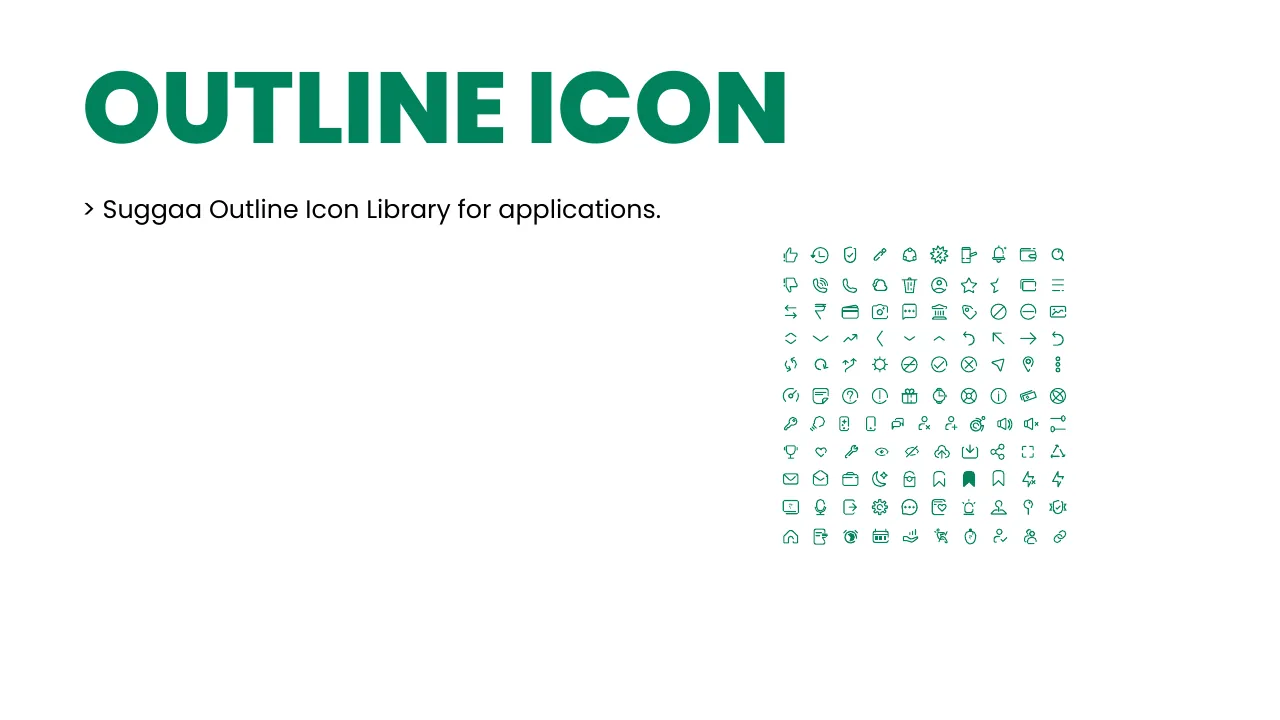 Outline icons