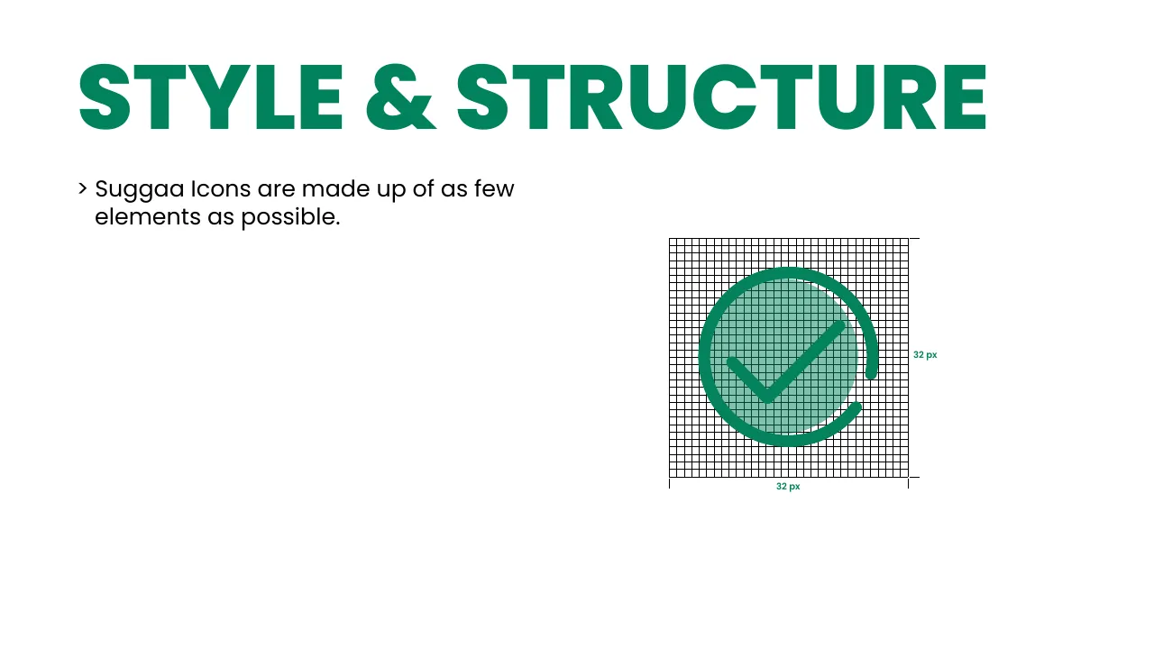 Icon style & structure