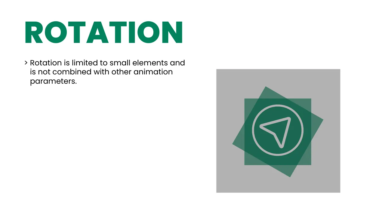 Suggaa brand guidelines page 98: Rotation