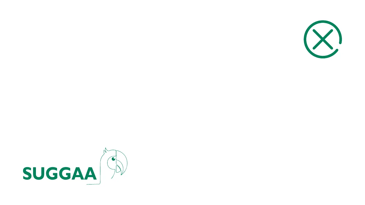 Logo placement example 18: Outline logo bottom left